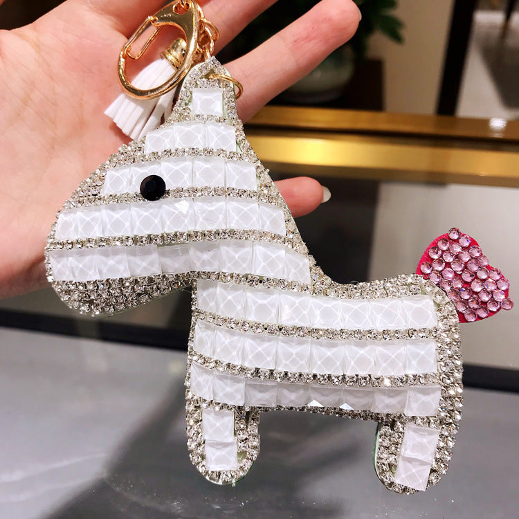 Wholesale Czech Diamond Pony Keychain